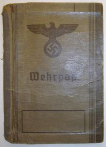 WWII GERMAN ARMY WEHRPASS
