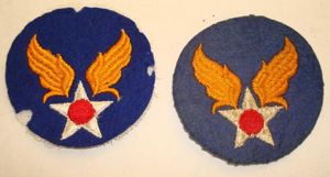 2 AAF FELT PATCHES