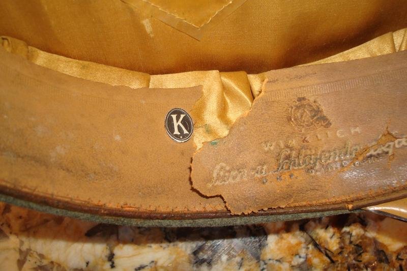 WWII GERMAN SIGNALS OFFICER VISOR CAP — image 6