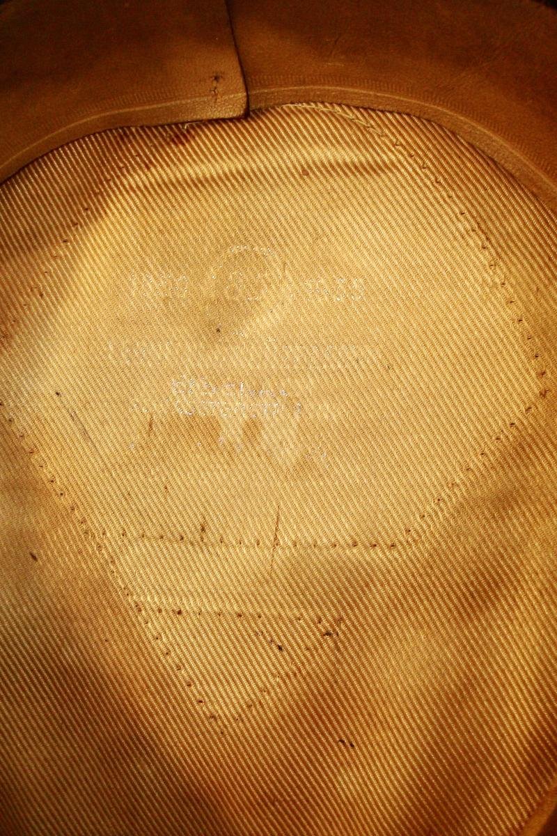 WWII GERMAN PANZER OFFICER VISOR CAP — image 5