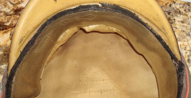 WWII GERMAN PANZER OFFICER VISOR CAP — image 6