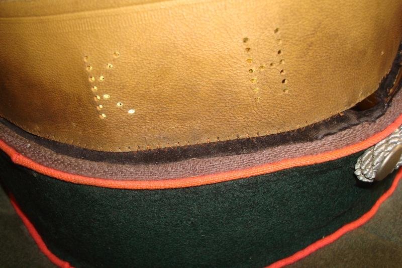 WWII GERMAN PANZER OFFICER VISOR CAP — image 7