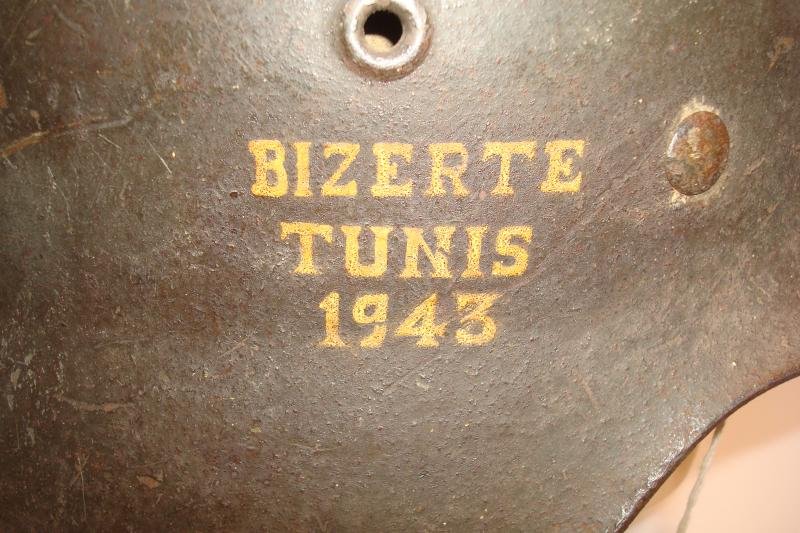 WWII GERMAN M42 SINGLE DECAL VET ART HELMET — image 2