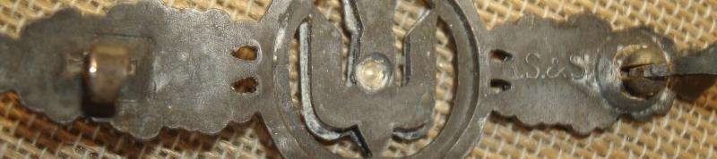 WWII GERMAN HEAVY, MEDIUM & DIVE BOMBERS SQUADRON CLASP, IN SILVER — image 3