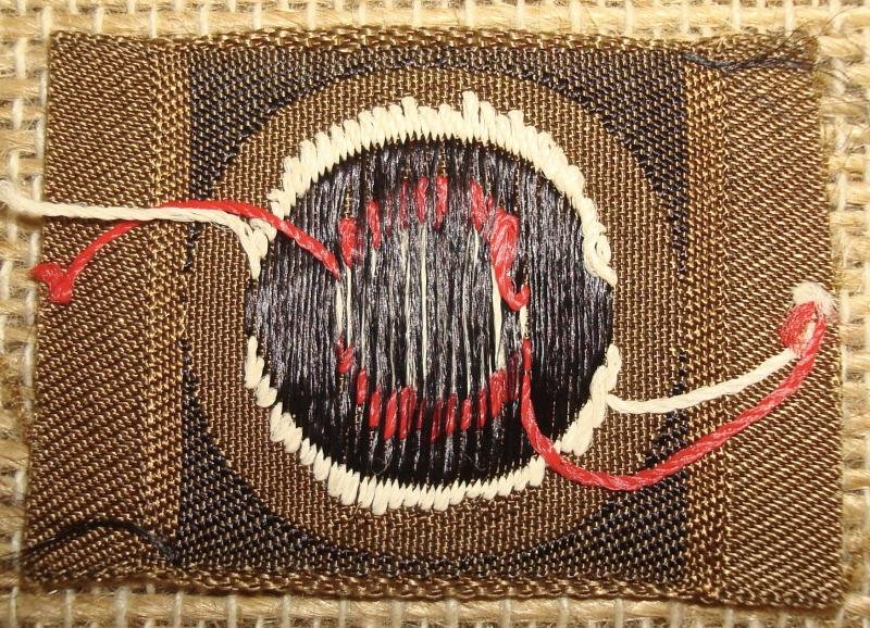 WWII GERMAN TROPICAL EM/NCO'S OVERSEAS/M41 CAP COCKADE — image 2