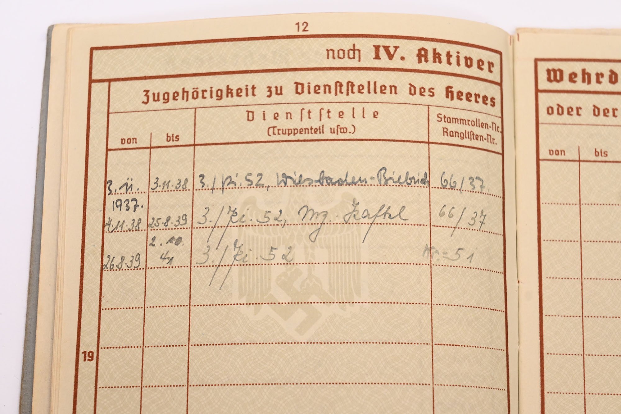 wehrpass Pionier-Bataillon 52 raid NETHERLANDS,, — image 10