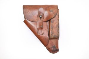 brown unmarked ppk holster.