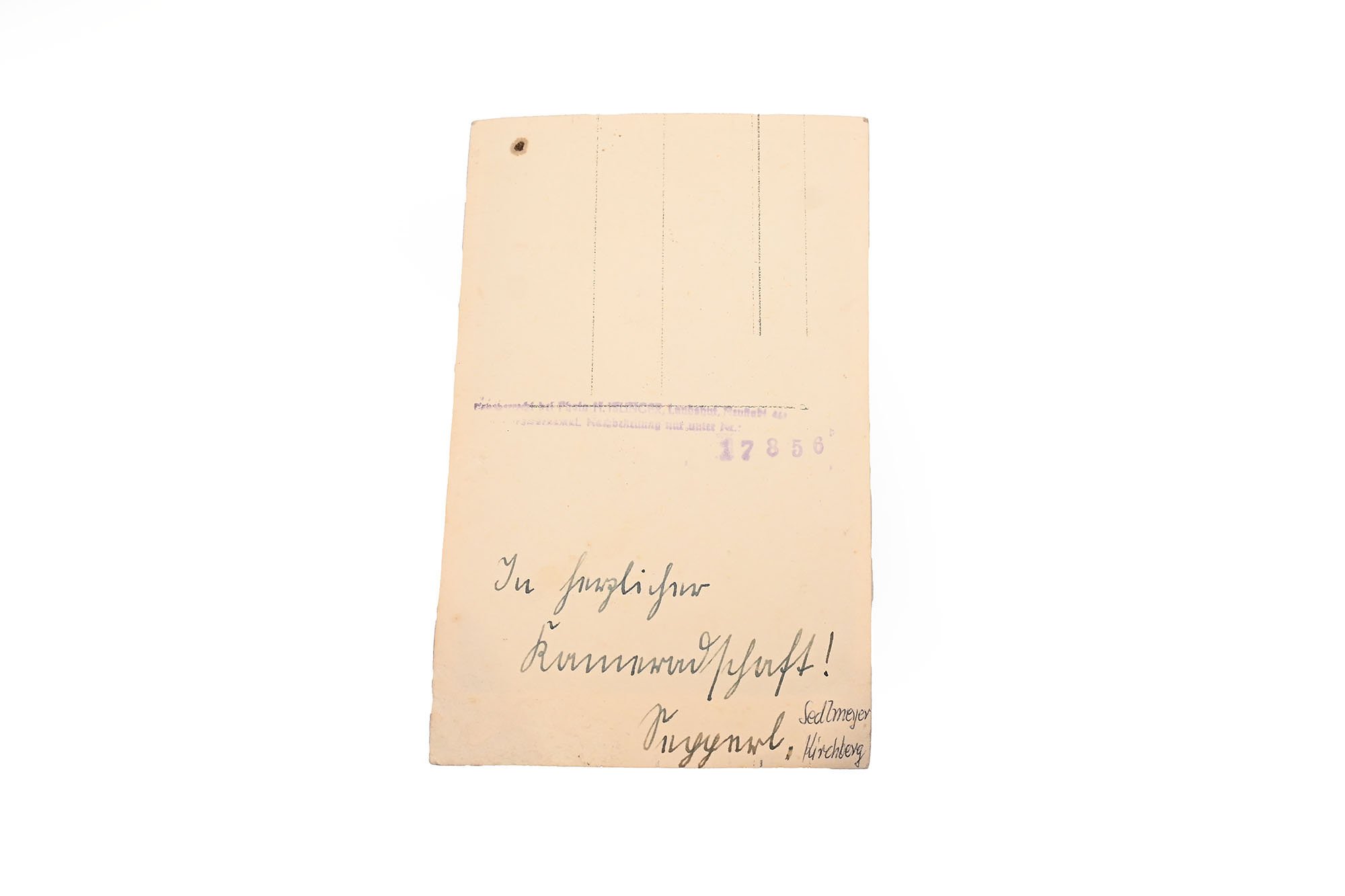 postcard photo Wehrmacht soldier with VW — image 3