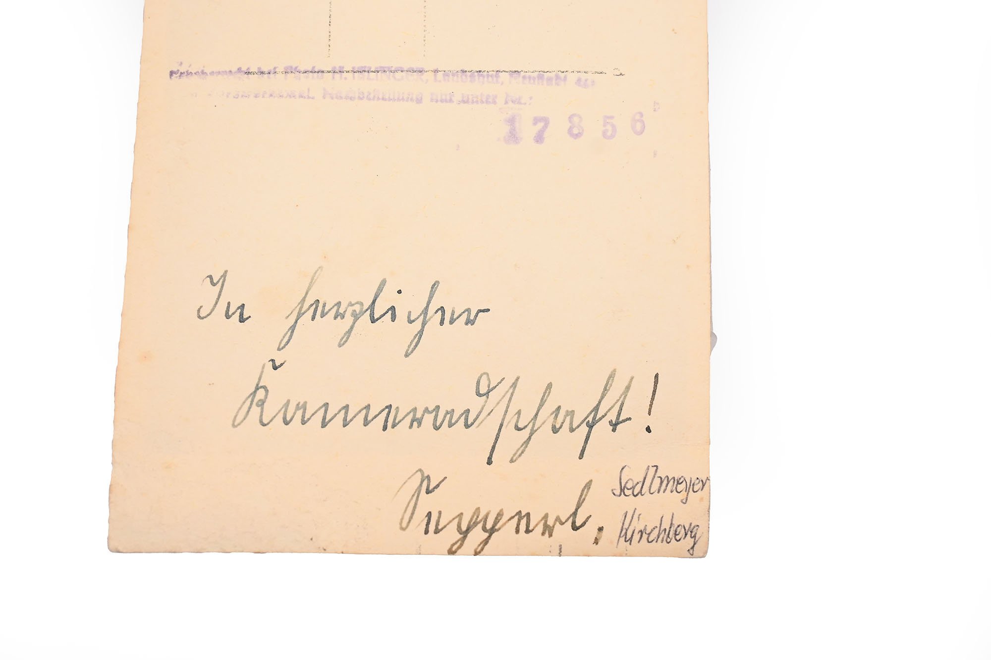 postcard photo Wehrmacht soldier with VW — image 4