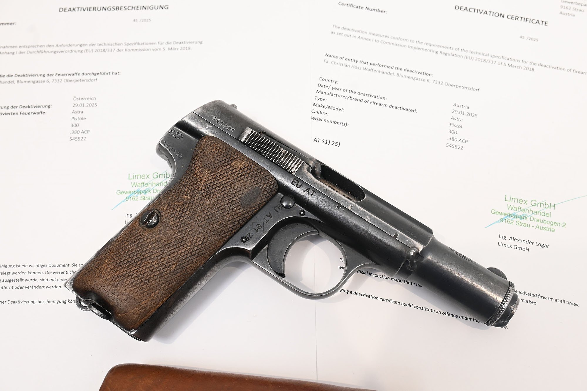 rare astra 300 pistol eu deko — image 2