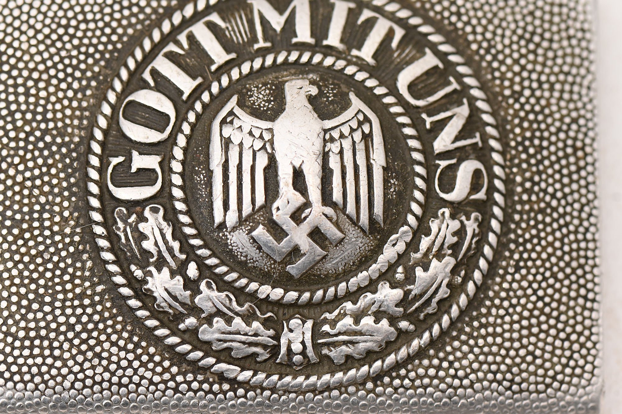 Aluminum Wehrmacht belt lock. B&N 1937 — image 3