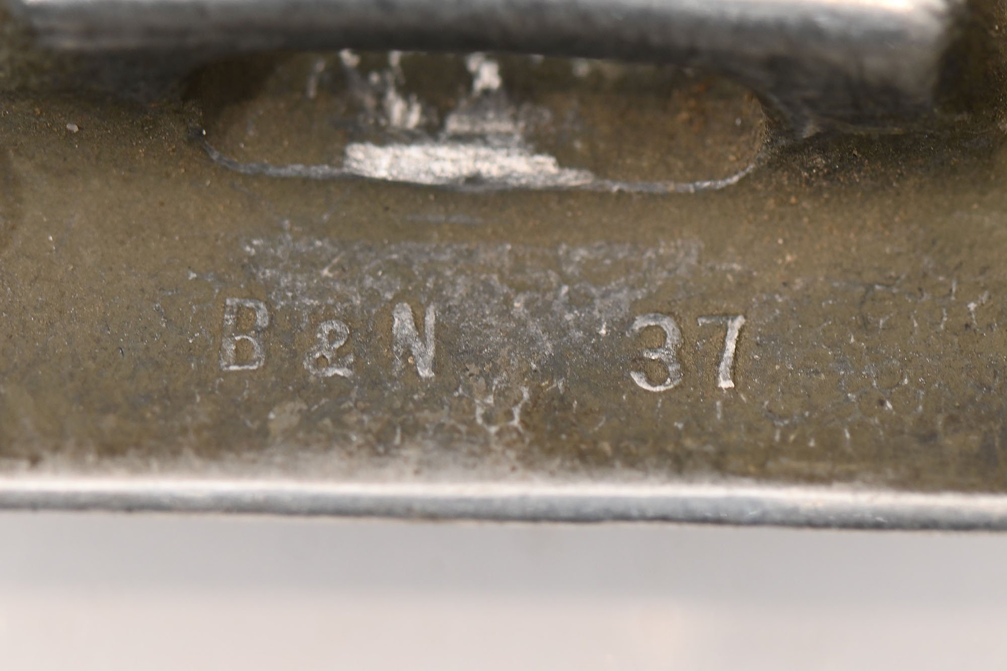 Aluminum Wehrmacht belt lock. B&N 1937 — image 4