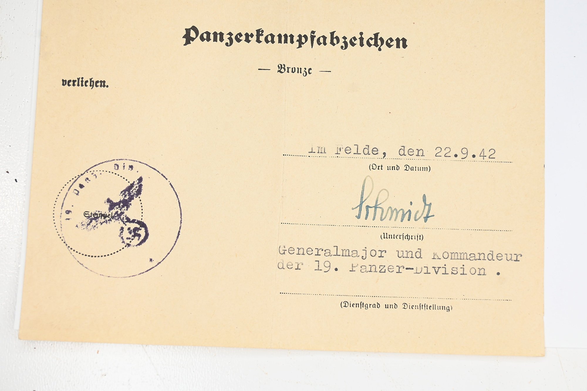 Panzergrenadier Heinz Hecht lot — image 4