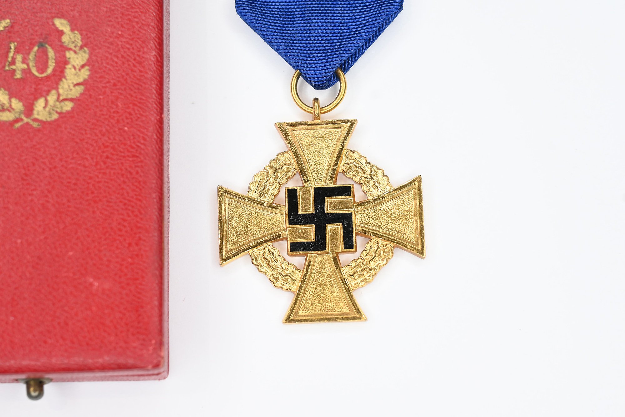40 jahre mourning service medal in box — image 3