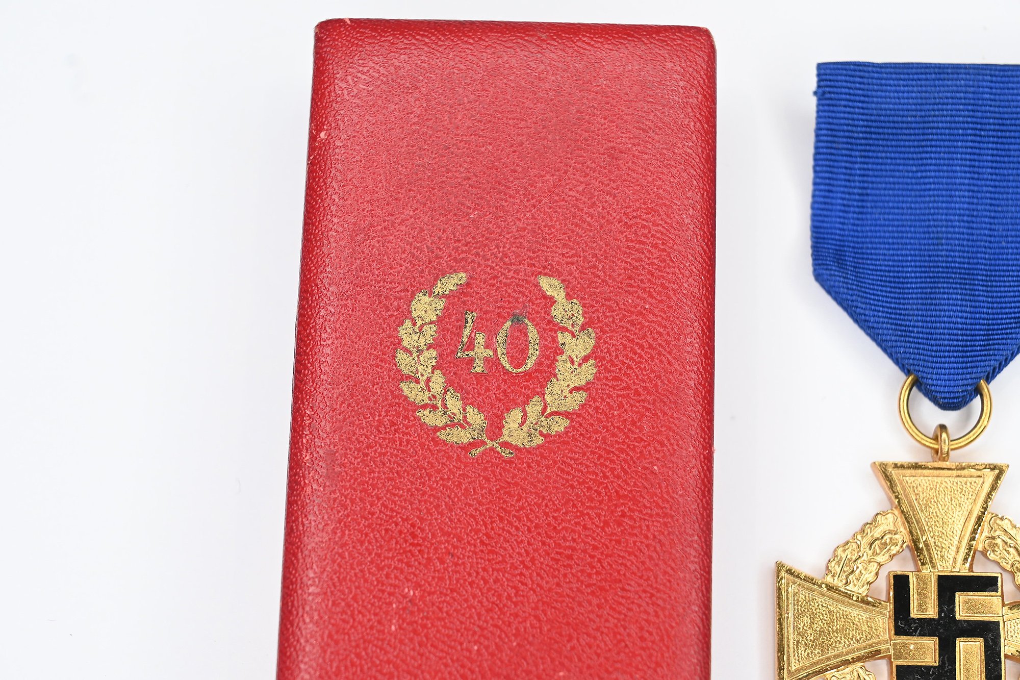 40 jahre mourning service medal in box — image 4