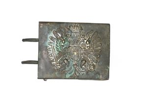 WWI belt buckle for enlisted men/non-commissioned officers of the K.U.K.