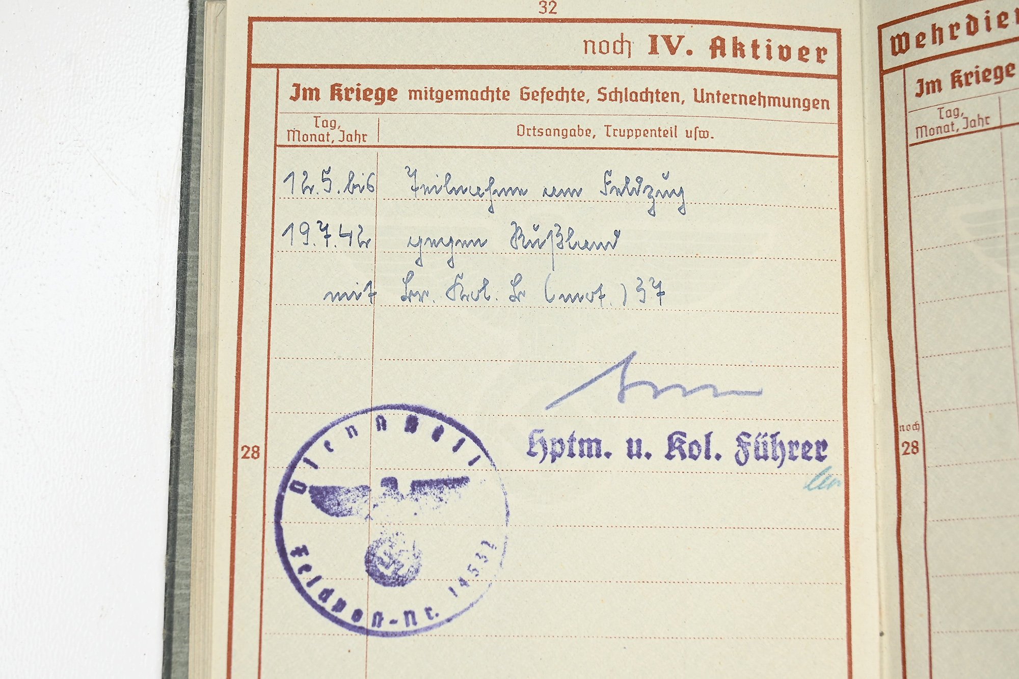 wehrpas karl ebert 4.pz.pi.erz.batll.19/34 — image 10