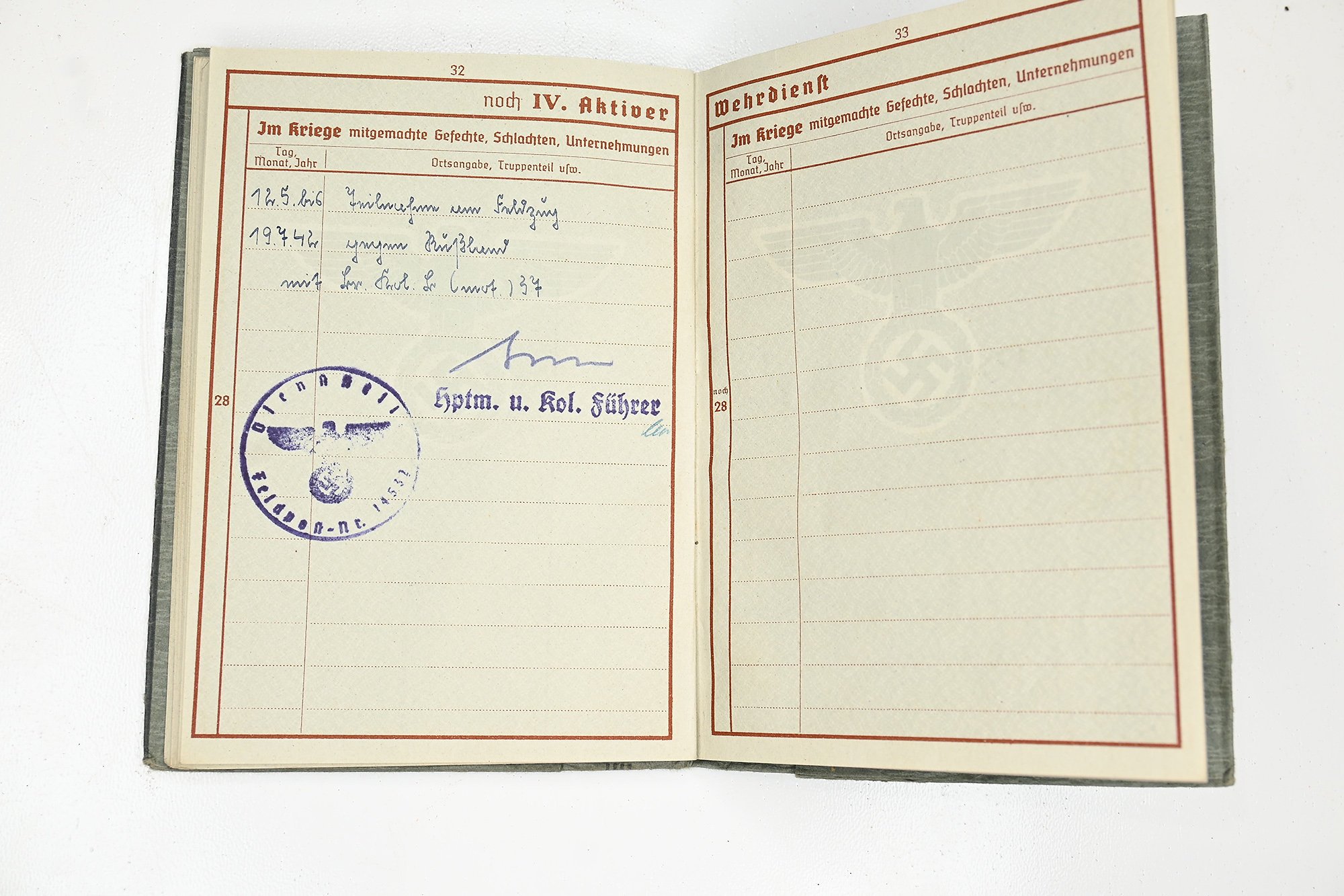 wehrpas karl ebert 4.pz.pi.erz.batll.19/34 — image 11