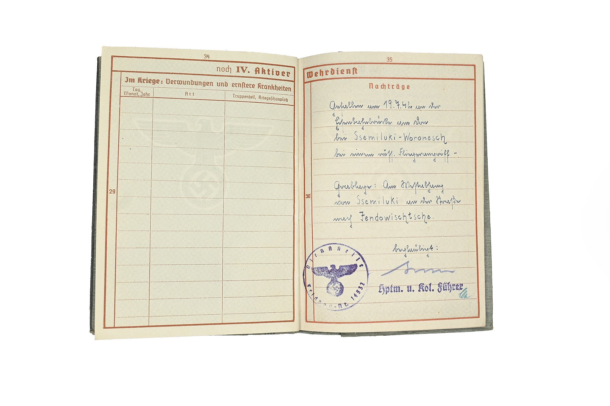 wehrpas karl ebert 4.pz.pi.erz.batll.19/34 — image 12