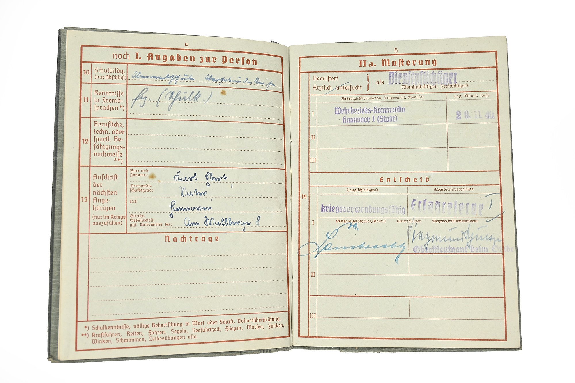 wehrpas karl ebert 4.pz.pi.erz.batll.19/34 — image 3