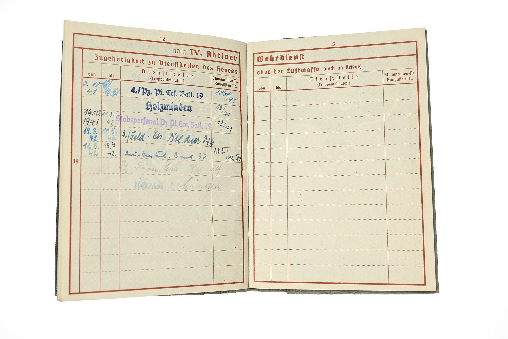 wehrpas karl ebert 4.pz.pi.erz.batll.19/34 — image 8