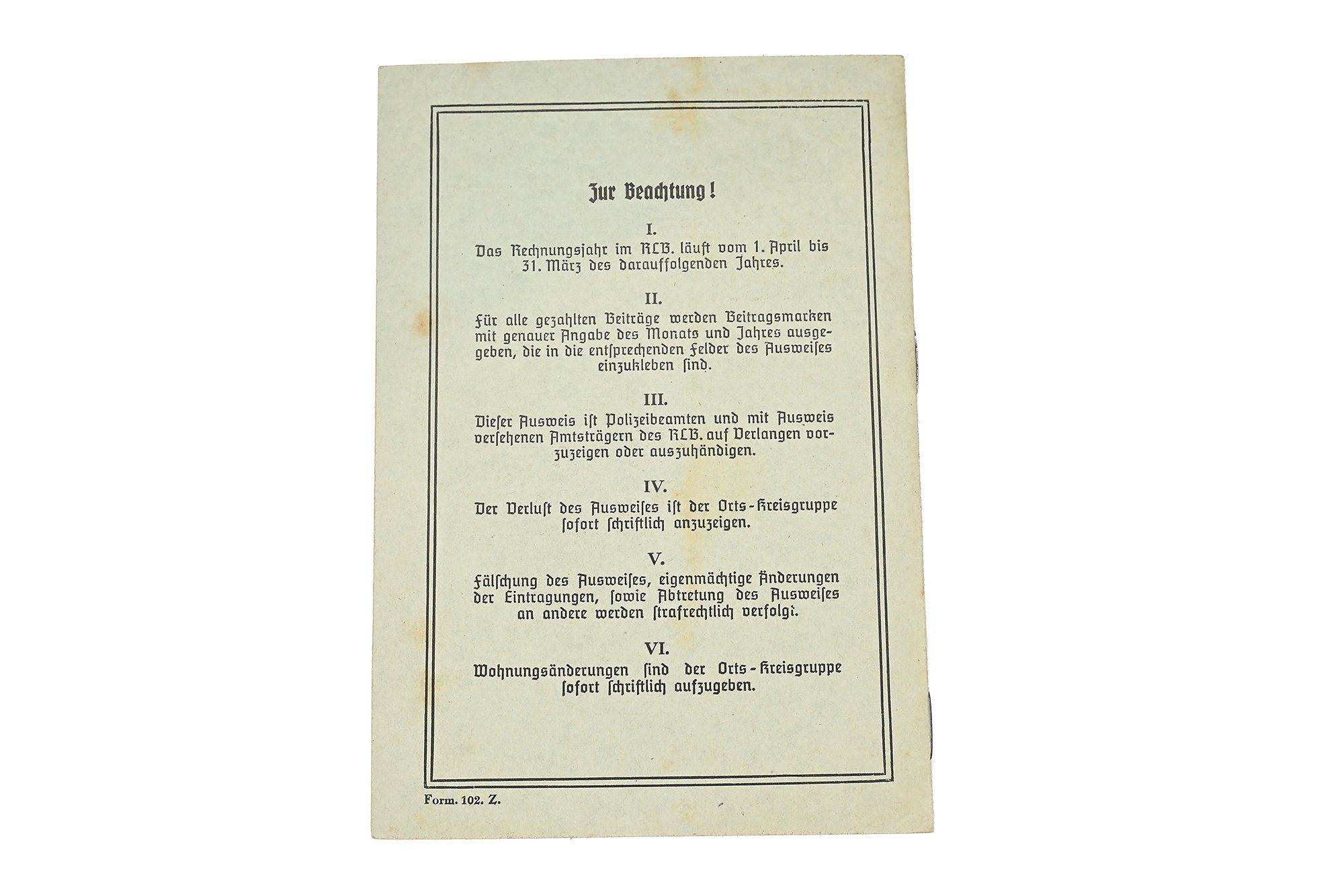 Reichsluftschutz federal map — image 2