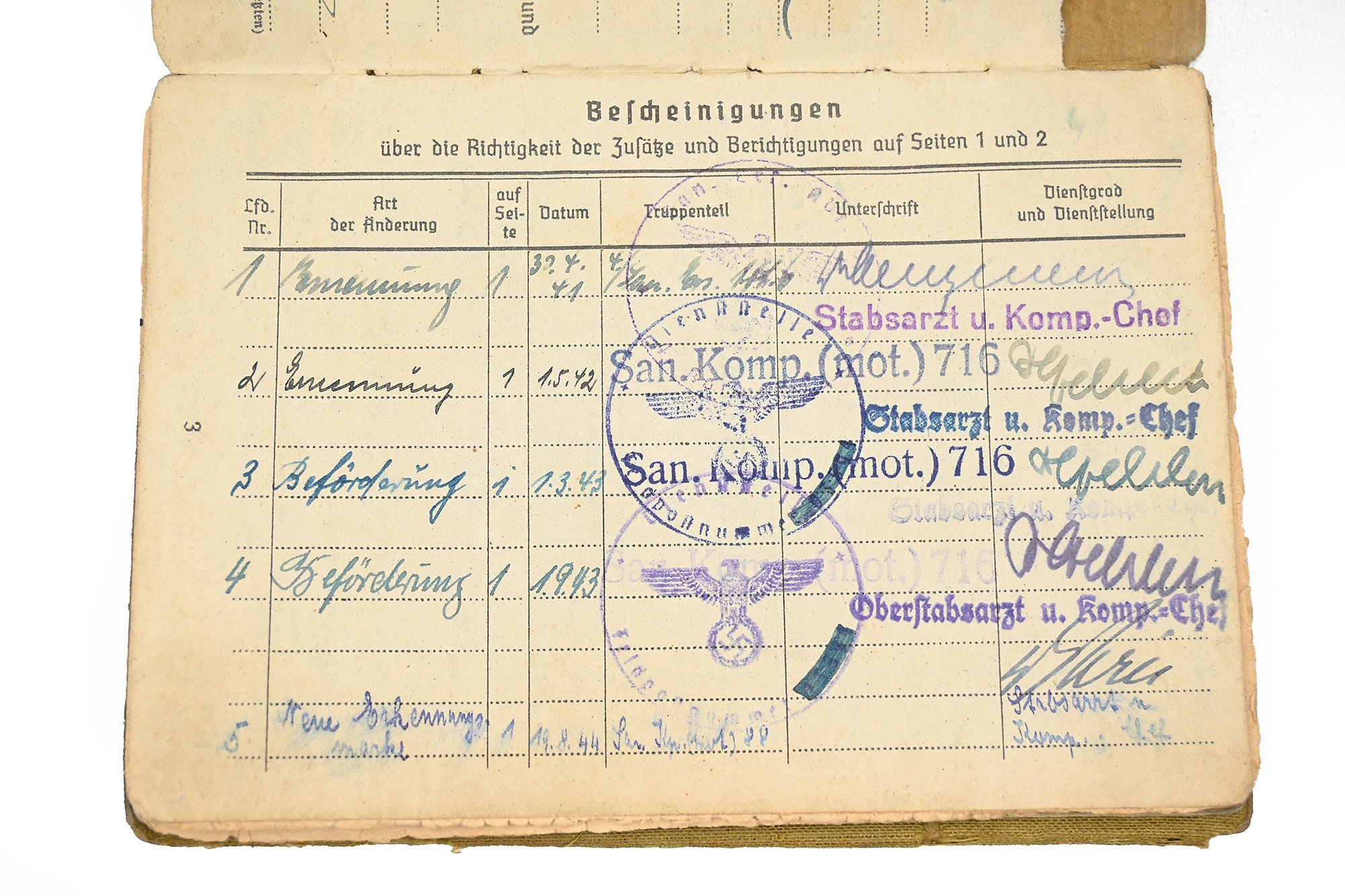 soldbuch simon federhofer sanitaiter — image 7