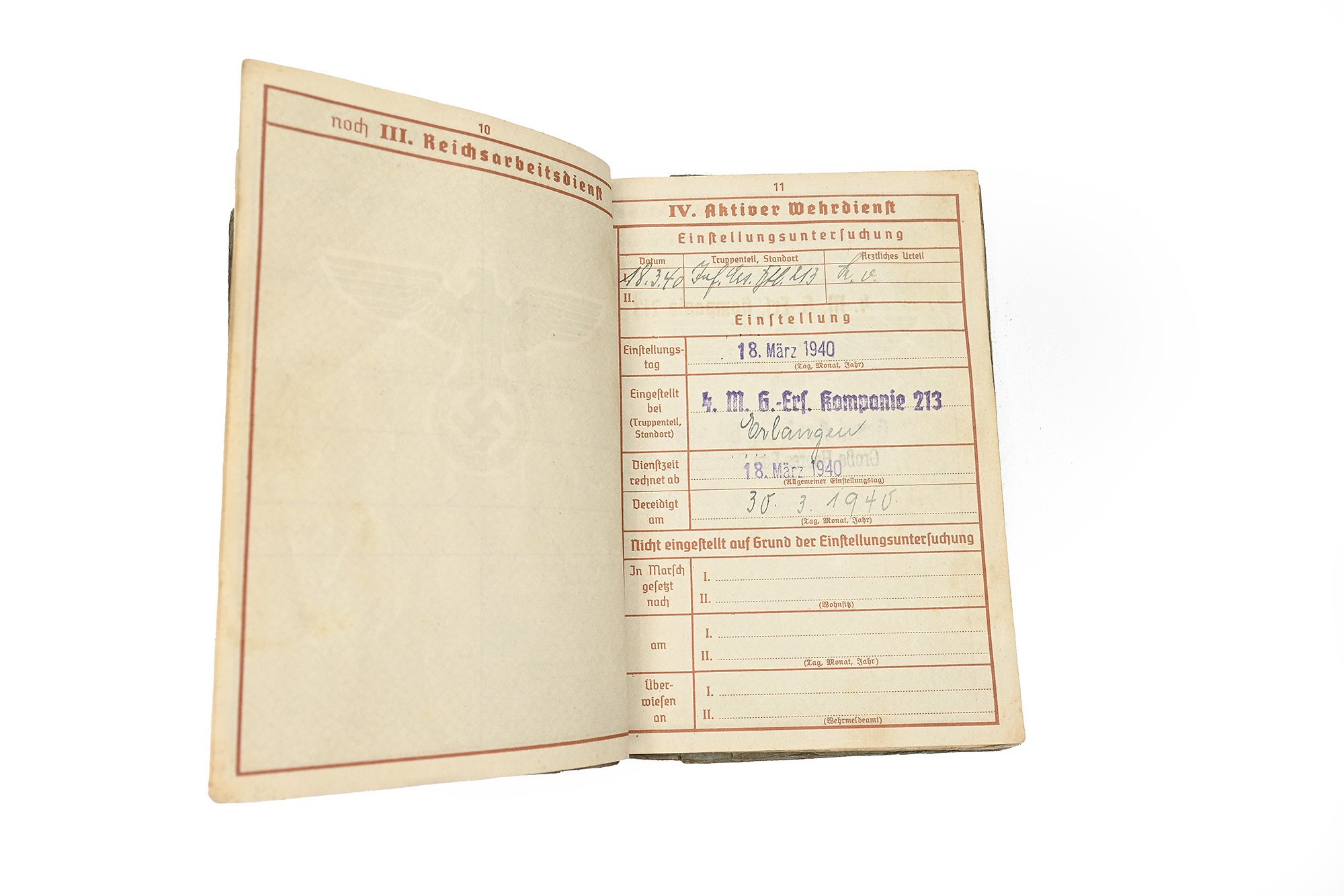 wehrpass georg zollhofer (mg34) demjansk,eismemeerkuste — image 4