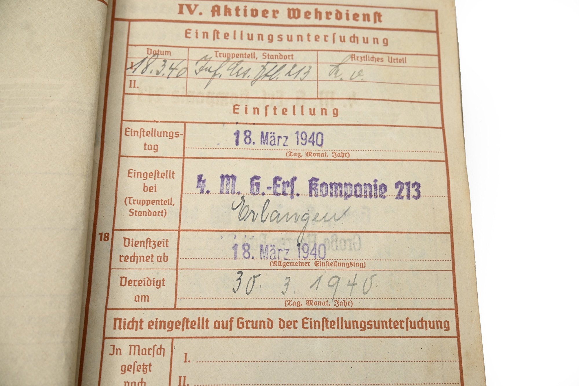 wehrpass georg zollhofer (mg34) demjansk,eismemeerkuste — image 5