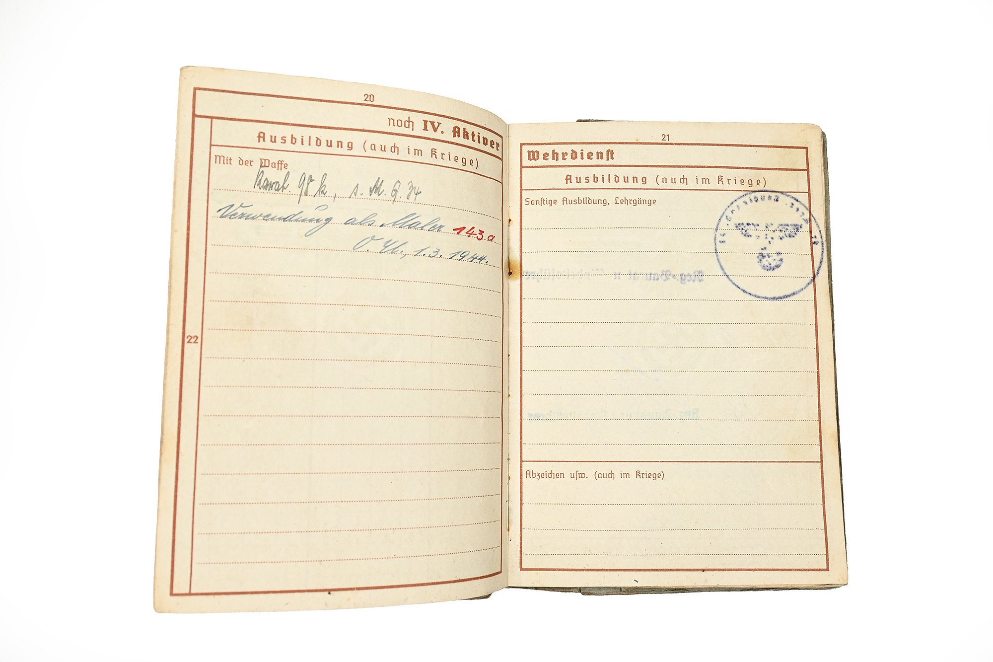 wehrpass georg zollhofer (mg34) demjansk,eismemeerkuste — image 7