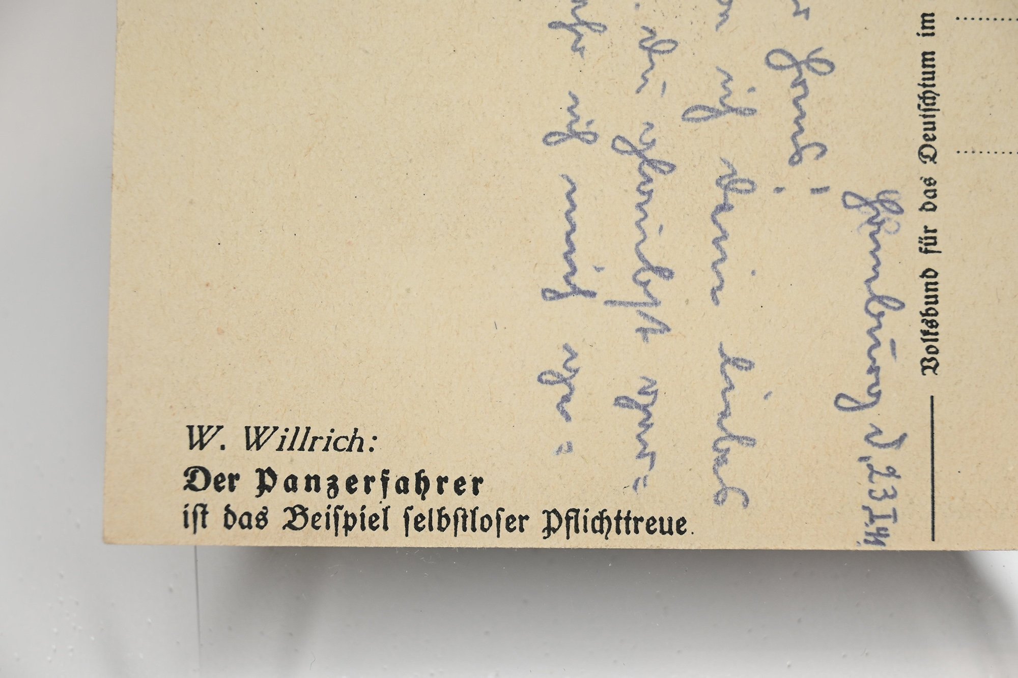 willrich postcard unser panzerfahrer — image 5
