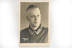 blank German postcard