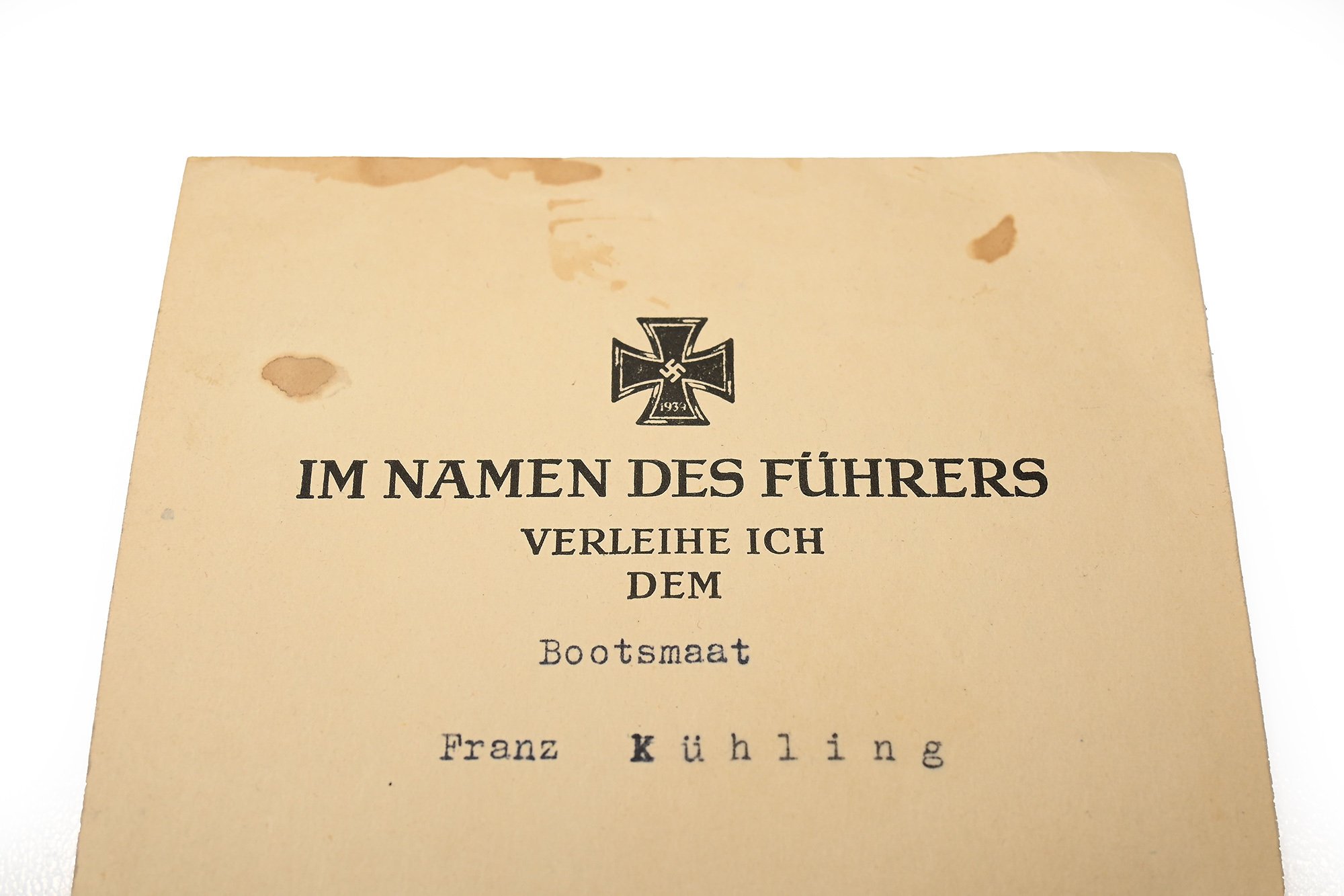set of certificates Kriegsmarine man. — image 2