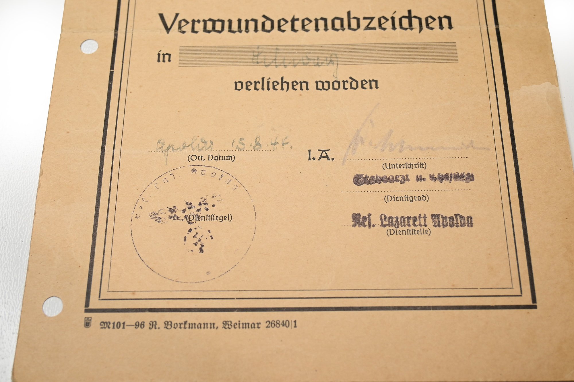 set of certificates Kriegsmarine man. — image 4