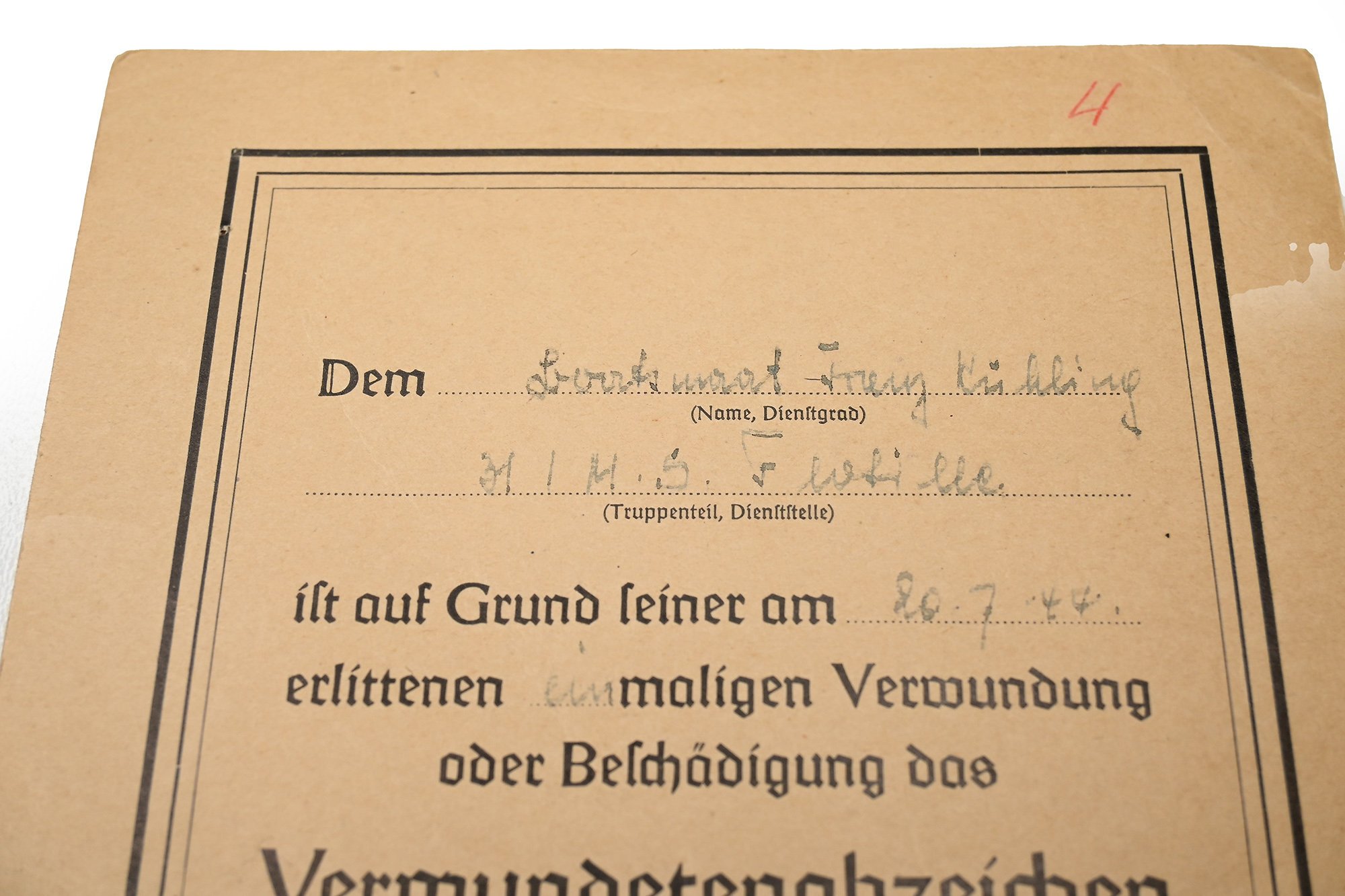 set of certificates Kriegsmarine man. — image 5