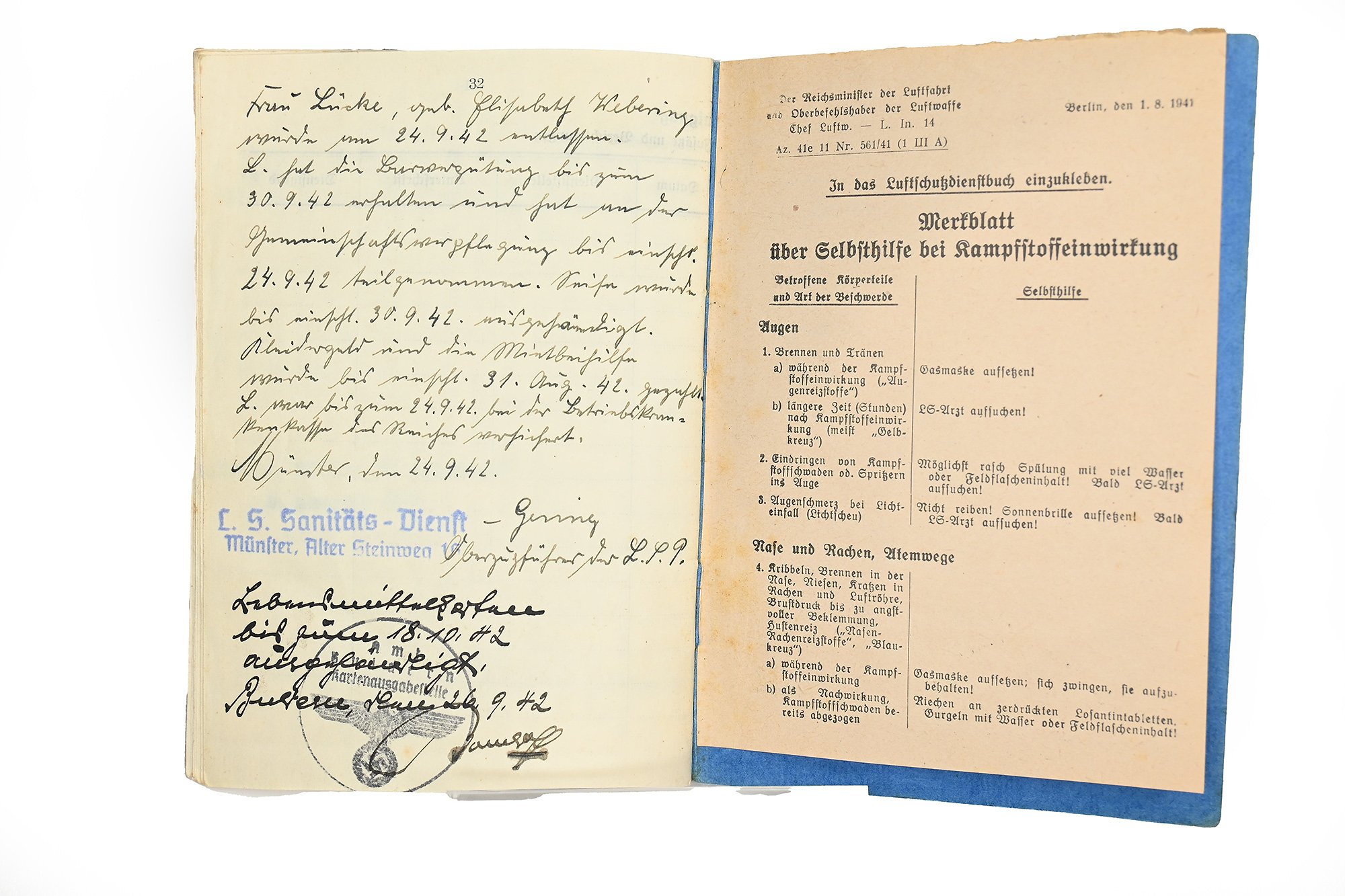 Luftschutz-Dienstbuch — image 12