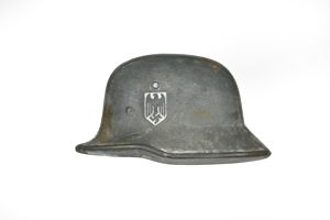 German helmet for a photo album