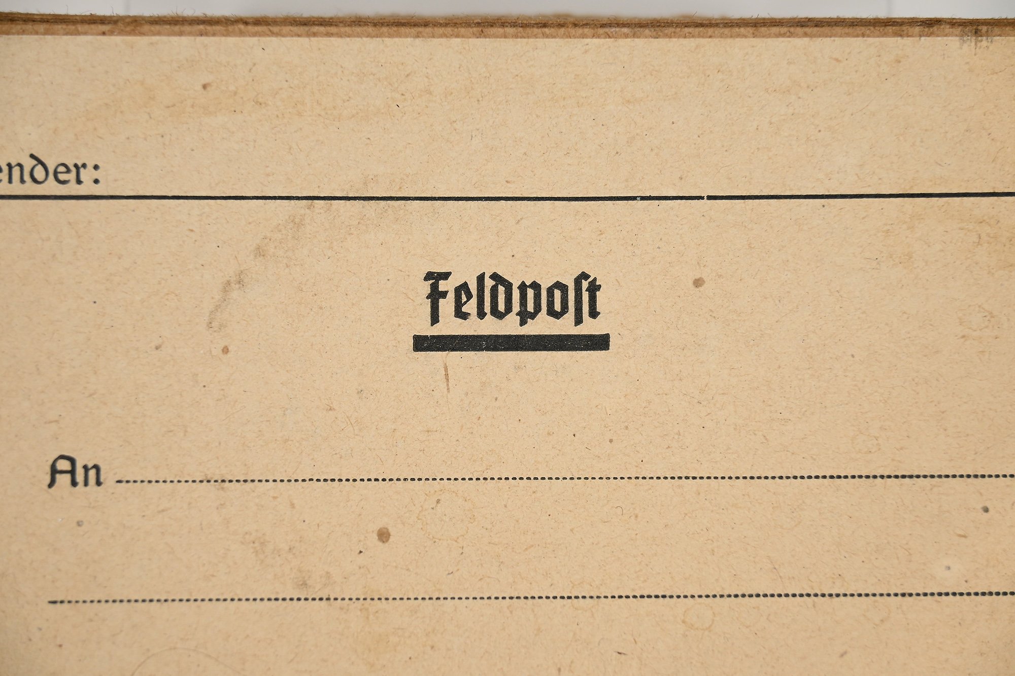 German WWII field post box — image 2