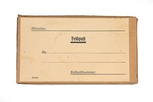 German WWII field post box