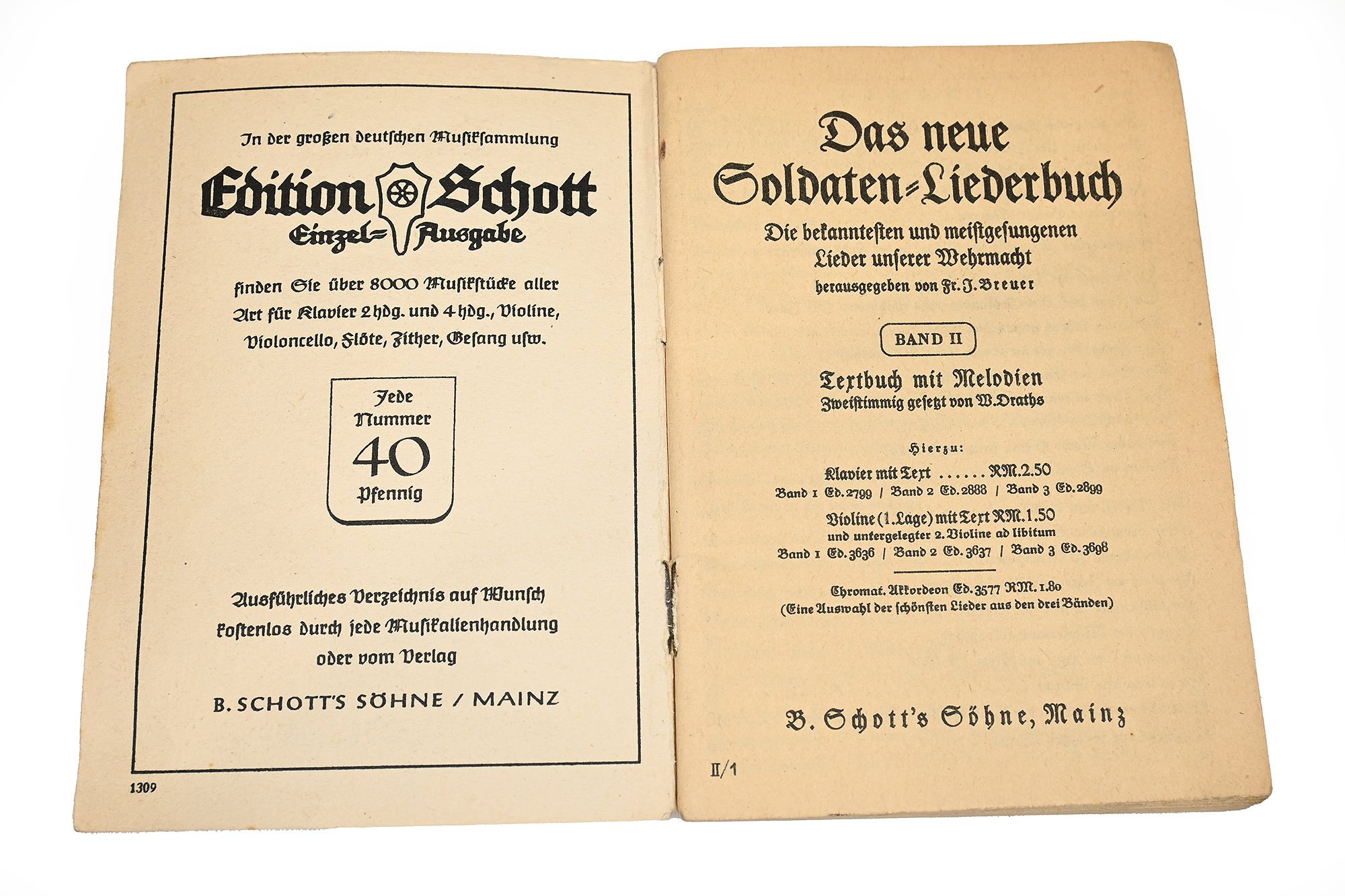 set of 3 German soldier song booklets — image 7