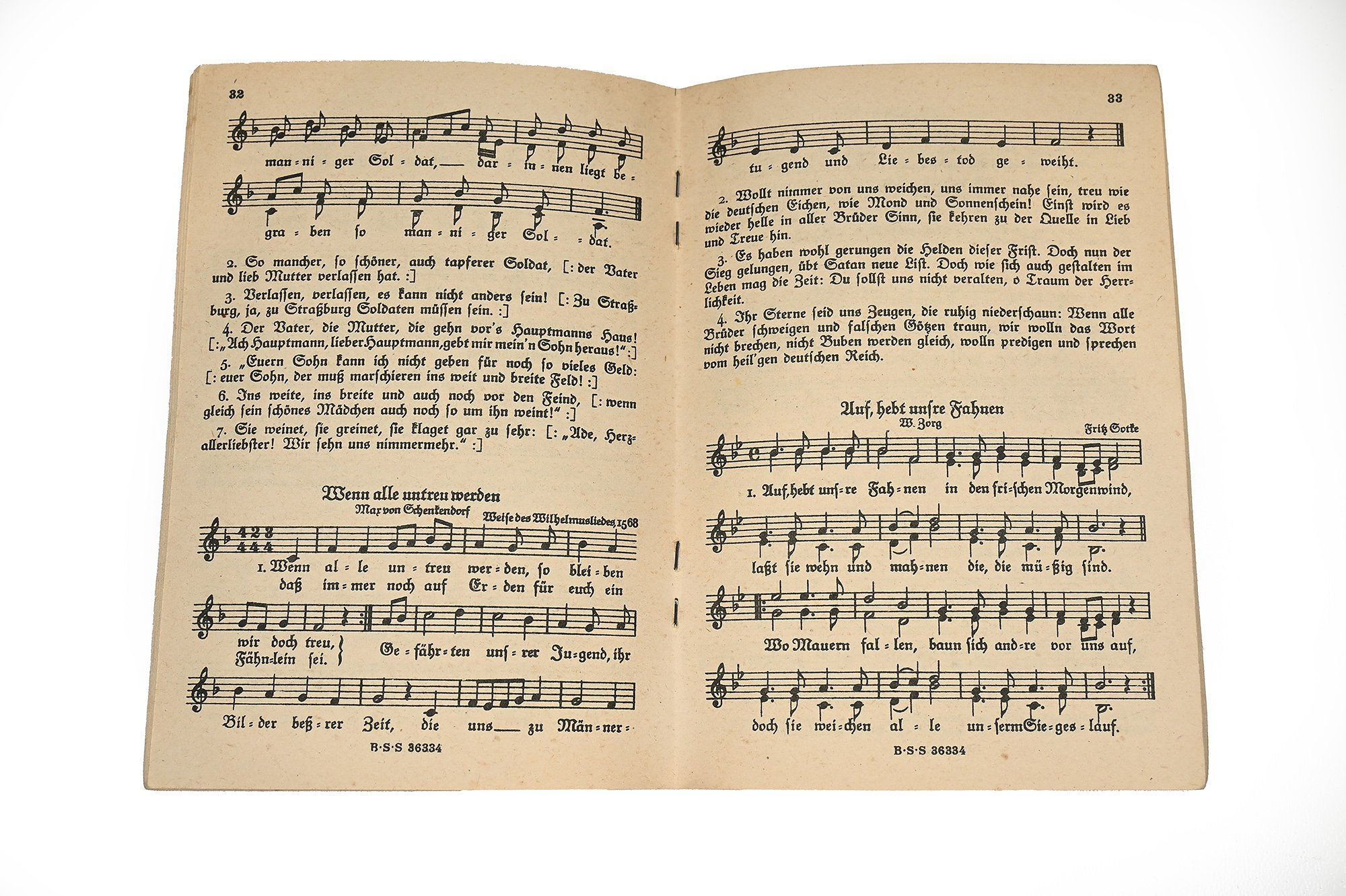 German soldiers' songbook — image 3