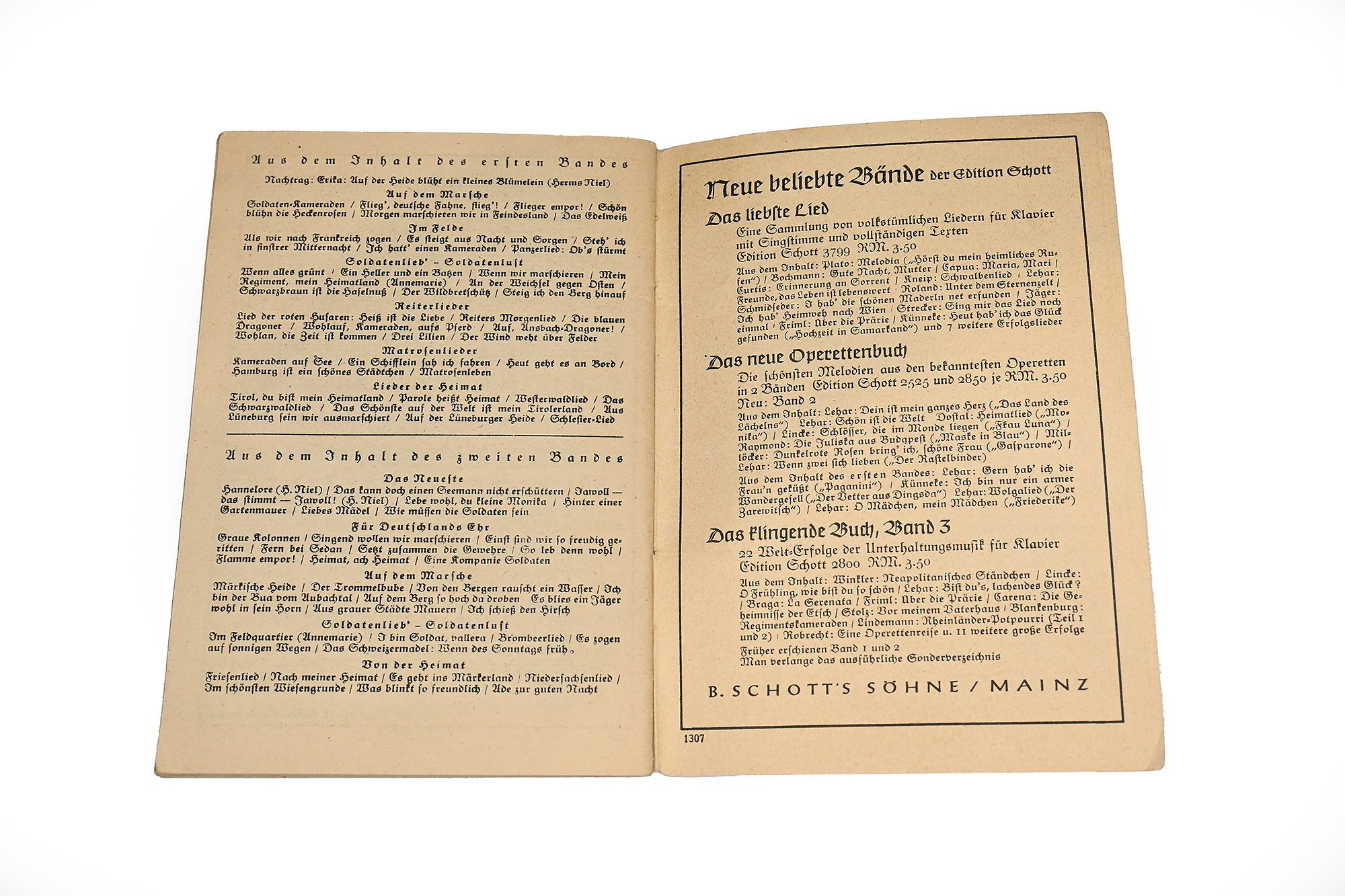 German soldiers' songbook — image 4