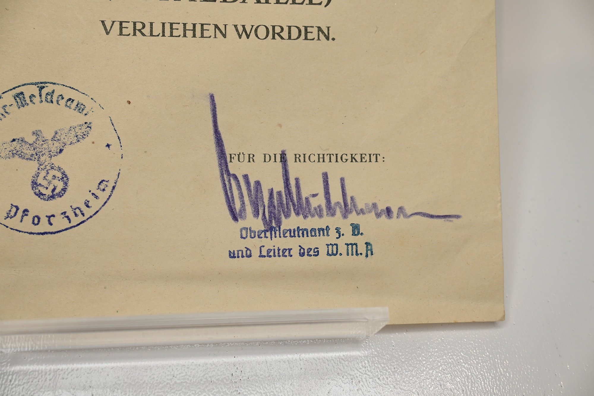 East medal certificate — image 4