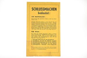 Allied propaganda pamphlet