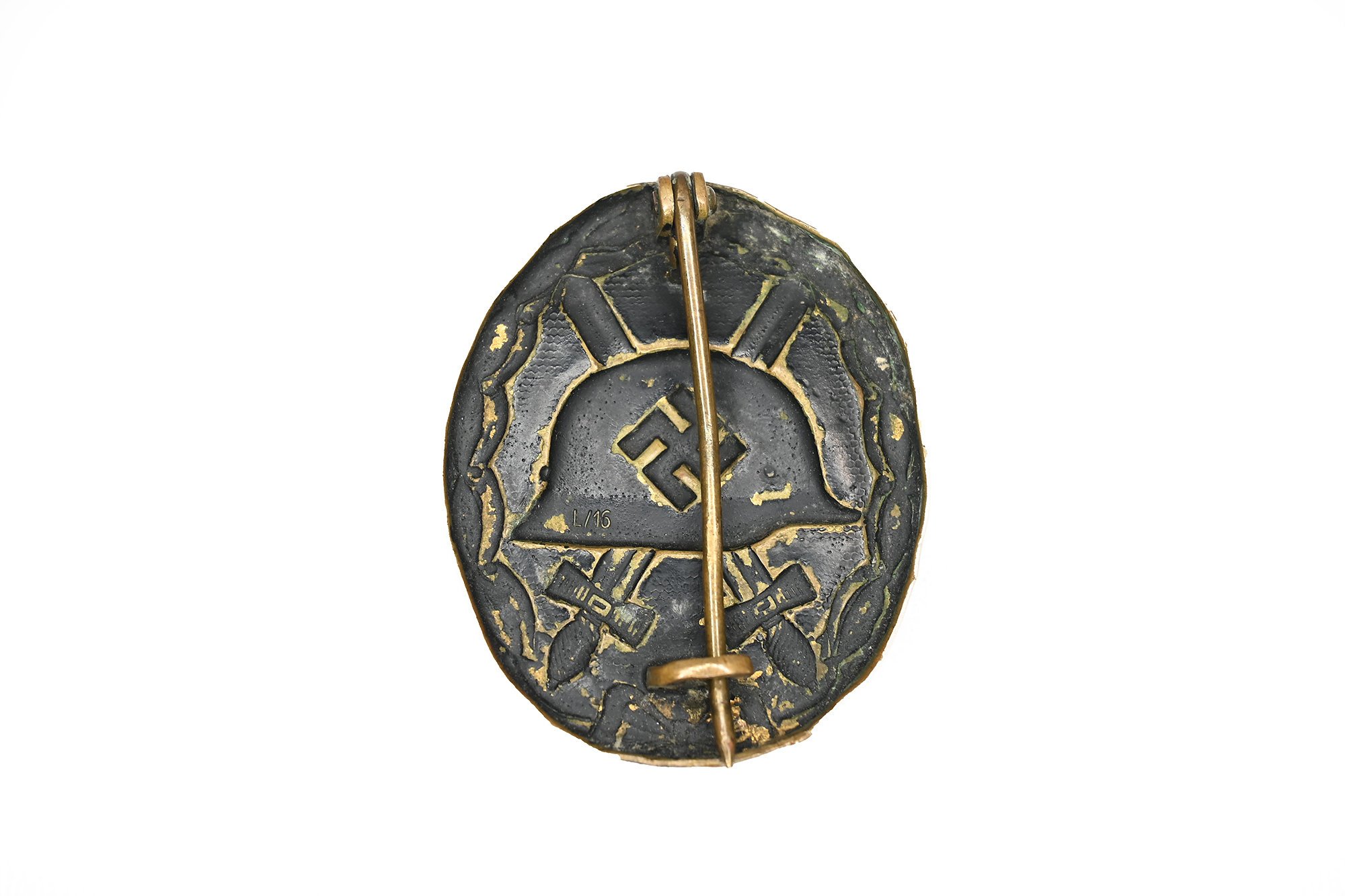 Verwundeten abzeichen black in buntmetal — image 2