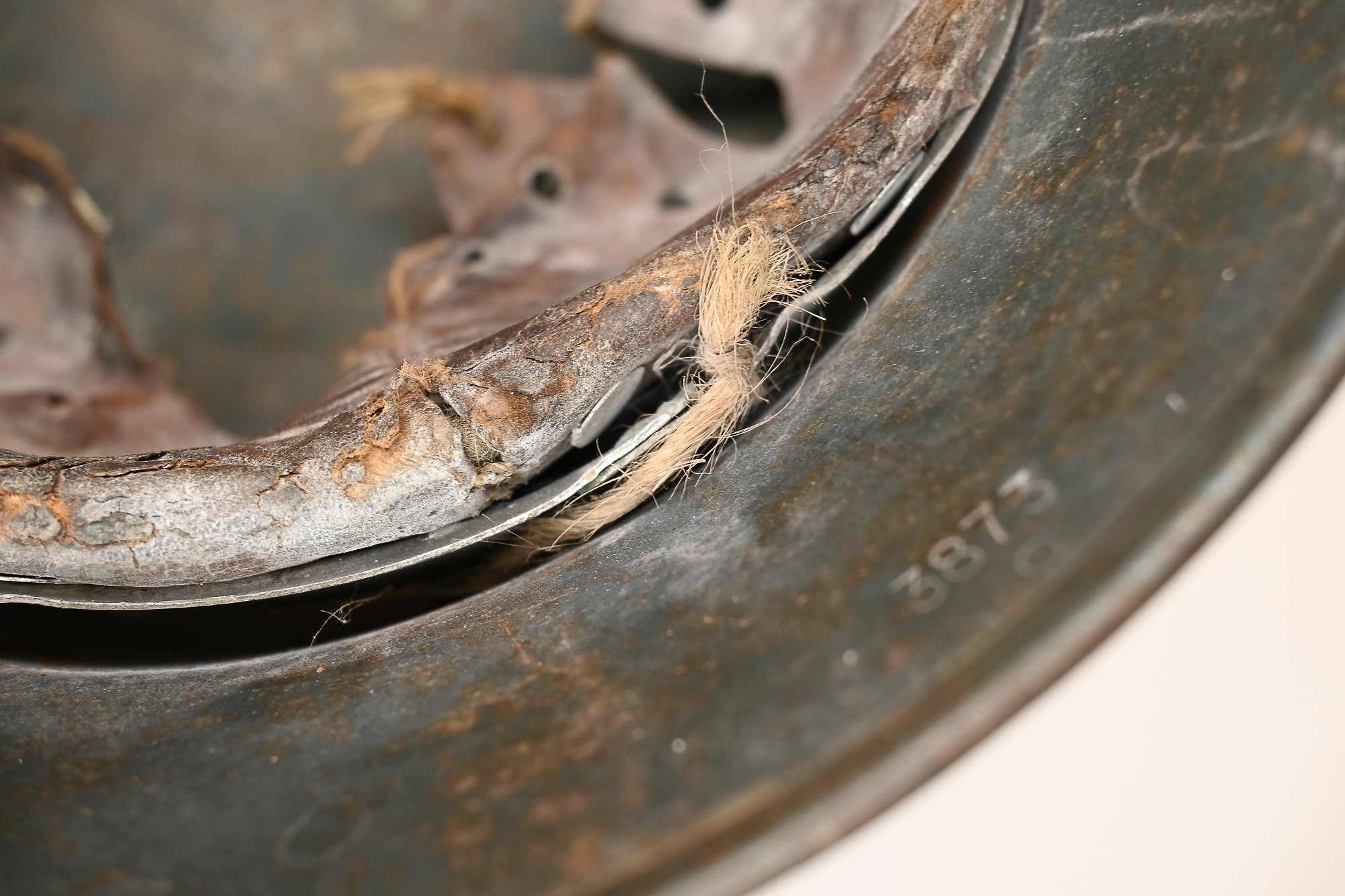 m35 dd luftwaffe 2tone camo helmet ex net camo — image 11