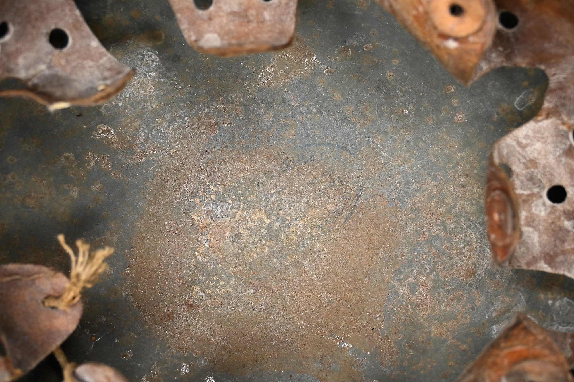 m35 dd luftwaffe 2tone camo helmet ex net camo — image 9