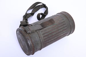 German early gas mask canister