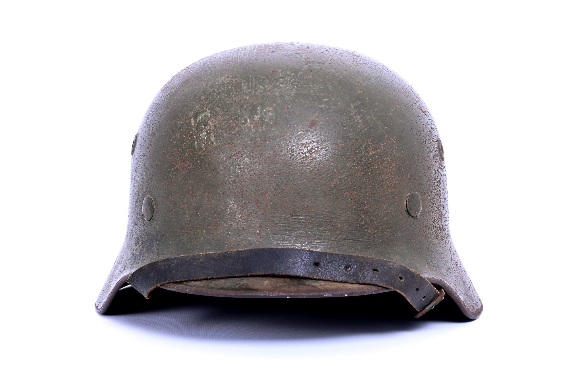 m40 helmet with green camo. — image 2