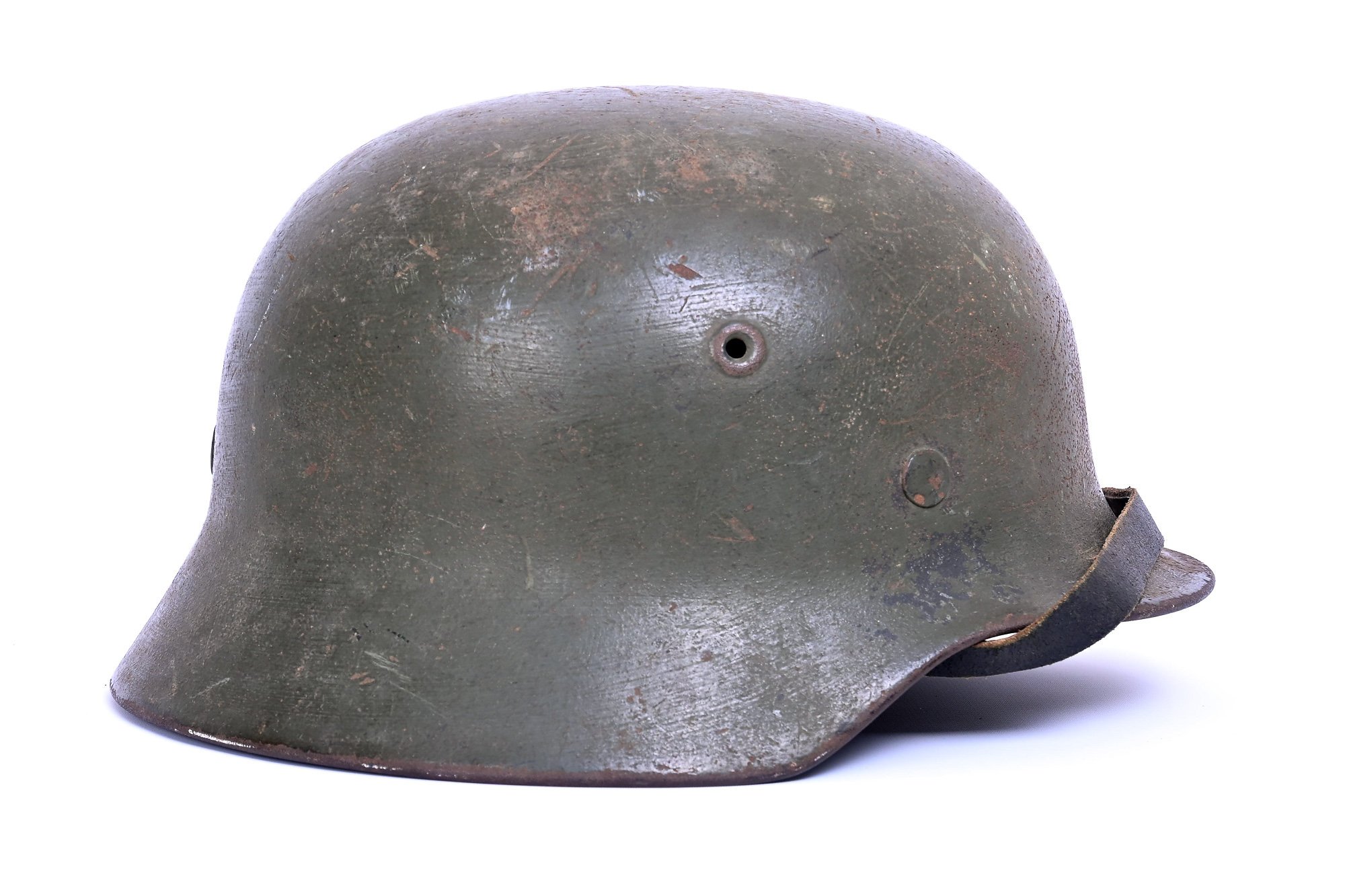 m40 helmet with green camo. — image 3